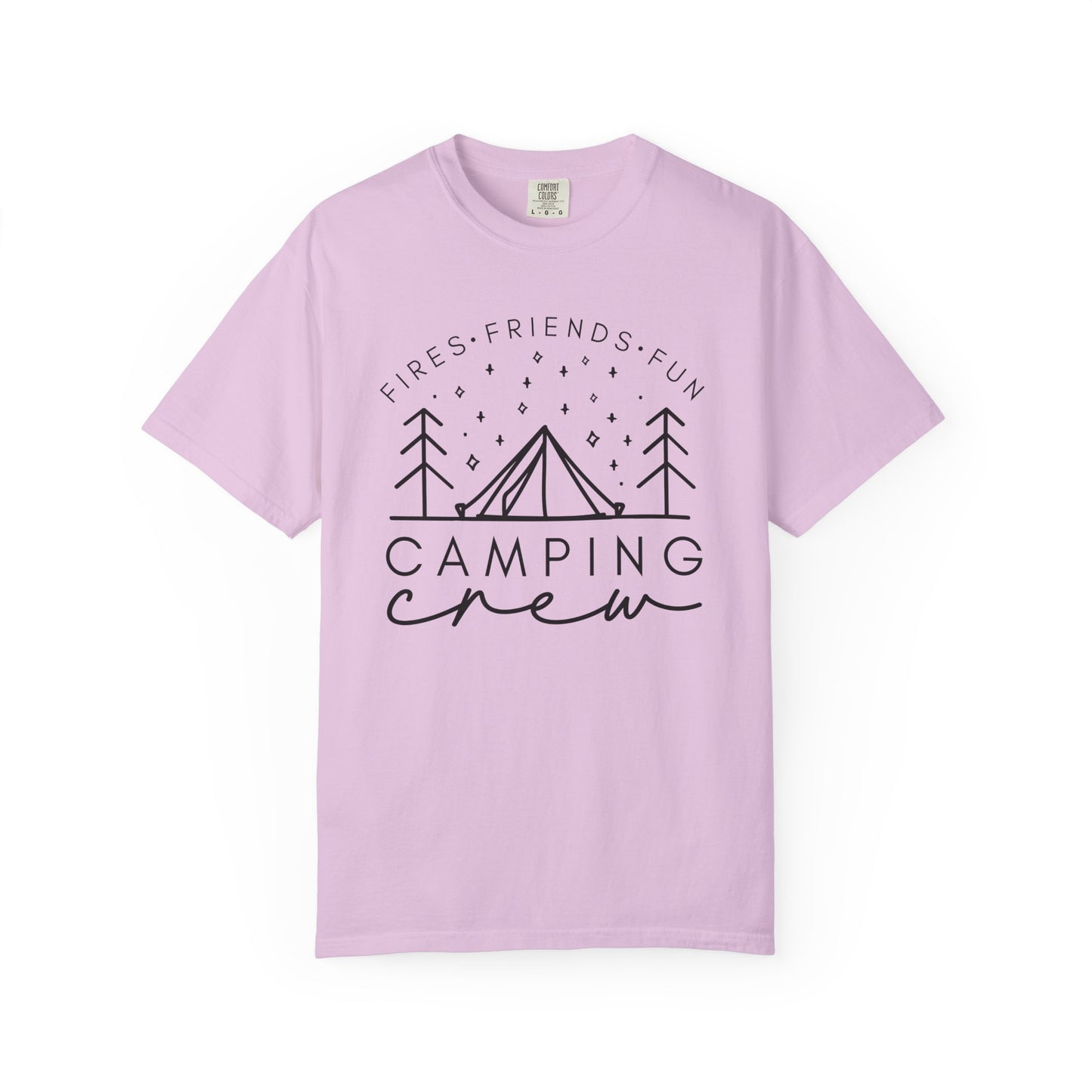 Camping Crew T-Shirt — Retro Mountain Camping Graphic Tee