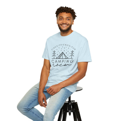 Camping Crew T-Shirt — Retro Mountain Camping Graphic Tee