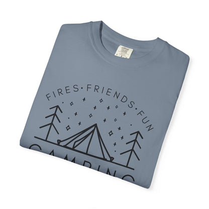 Camping Crew T-Shirt — Retro Mountain Camping Graphic Tee