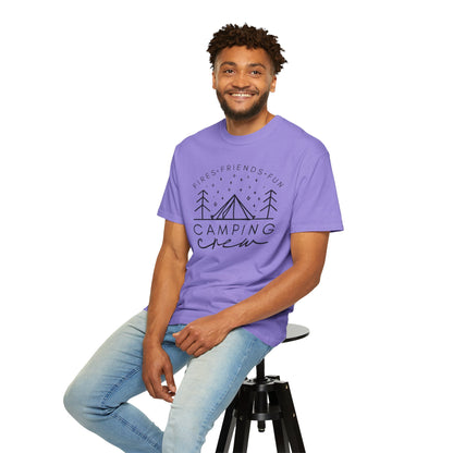 Camping Crew T-Shirt — Retro Mountain Camping Graphic Tee