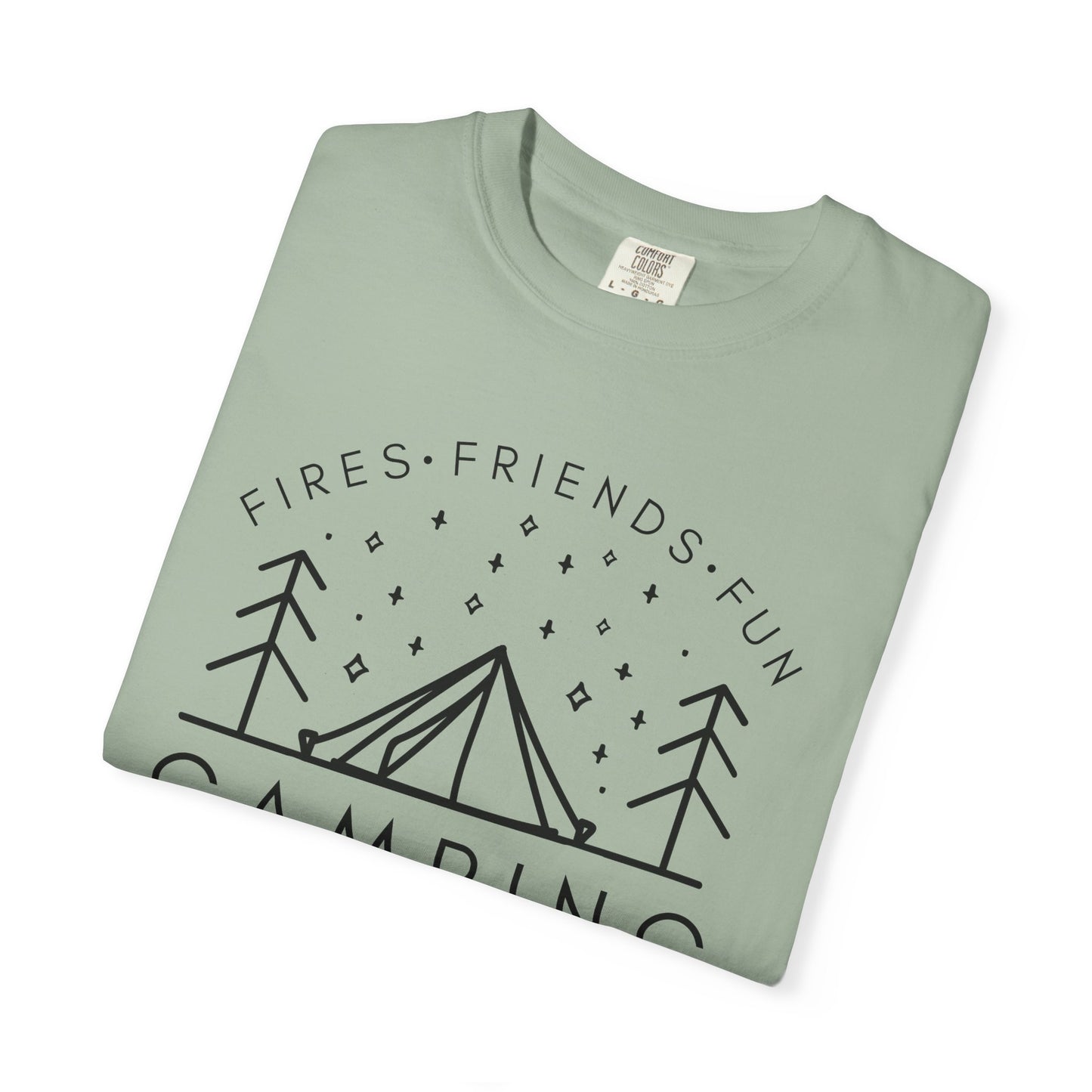 Camping Crew T-Shirt — Retro Mountain Camping Graphic Tee