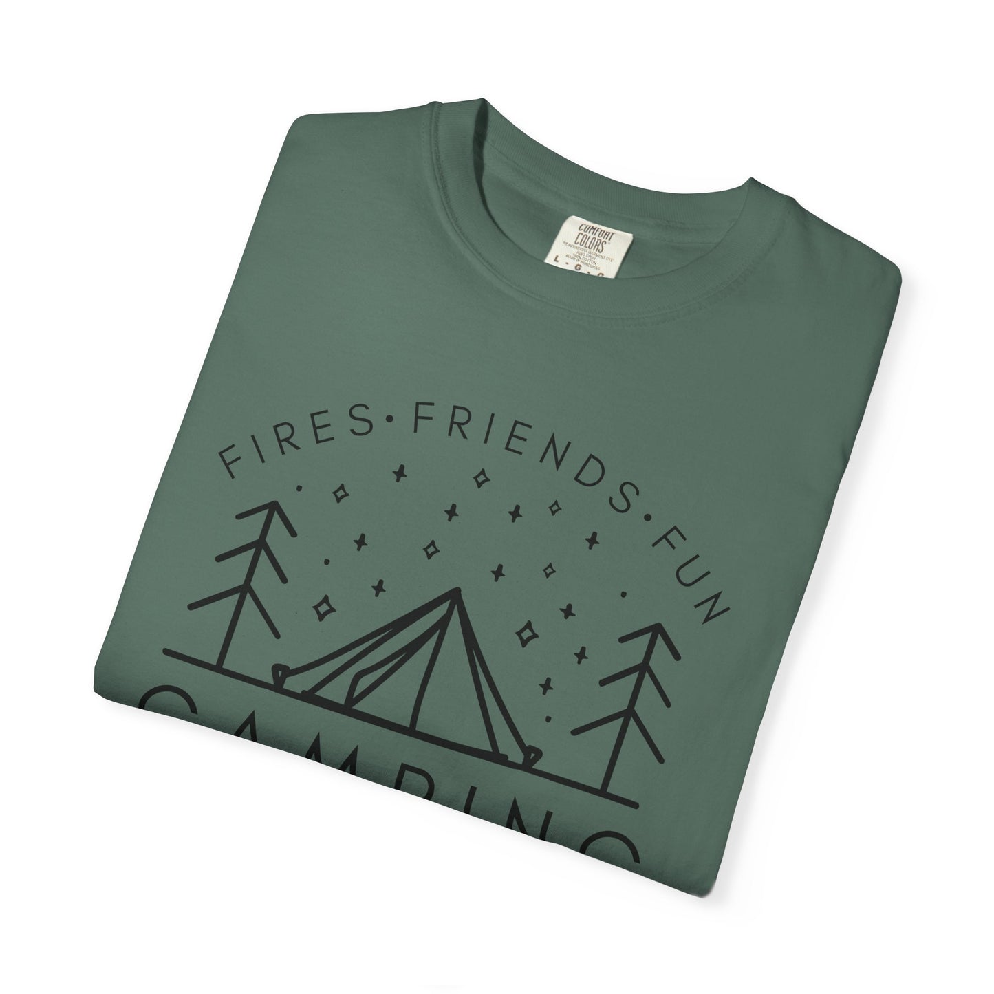 Camping Crew T-Shirt — Retro Mountain Camping Graphic Tee