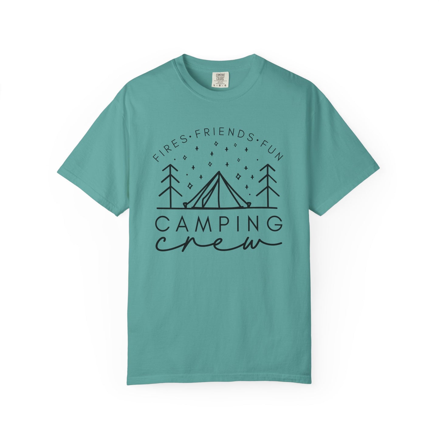 Camping Crew T-Shirt — Retro Mountain Camping Graphic Tee