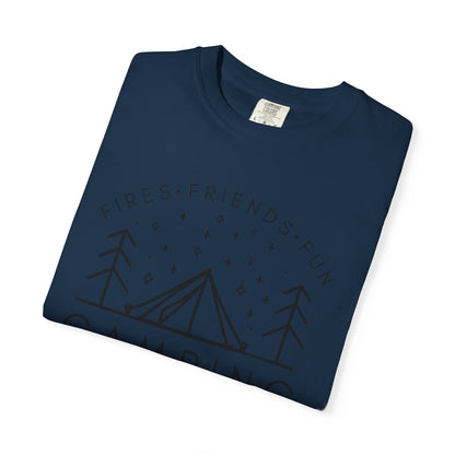 Camping Crew T-Shirt — Retro Mountain Camping Graphic Tee