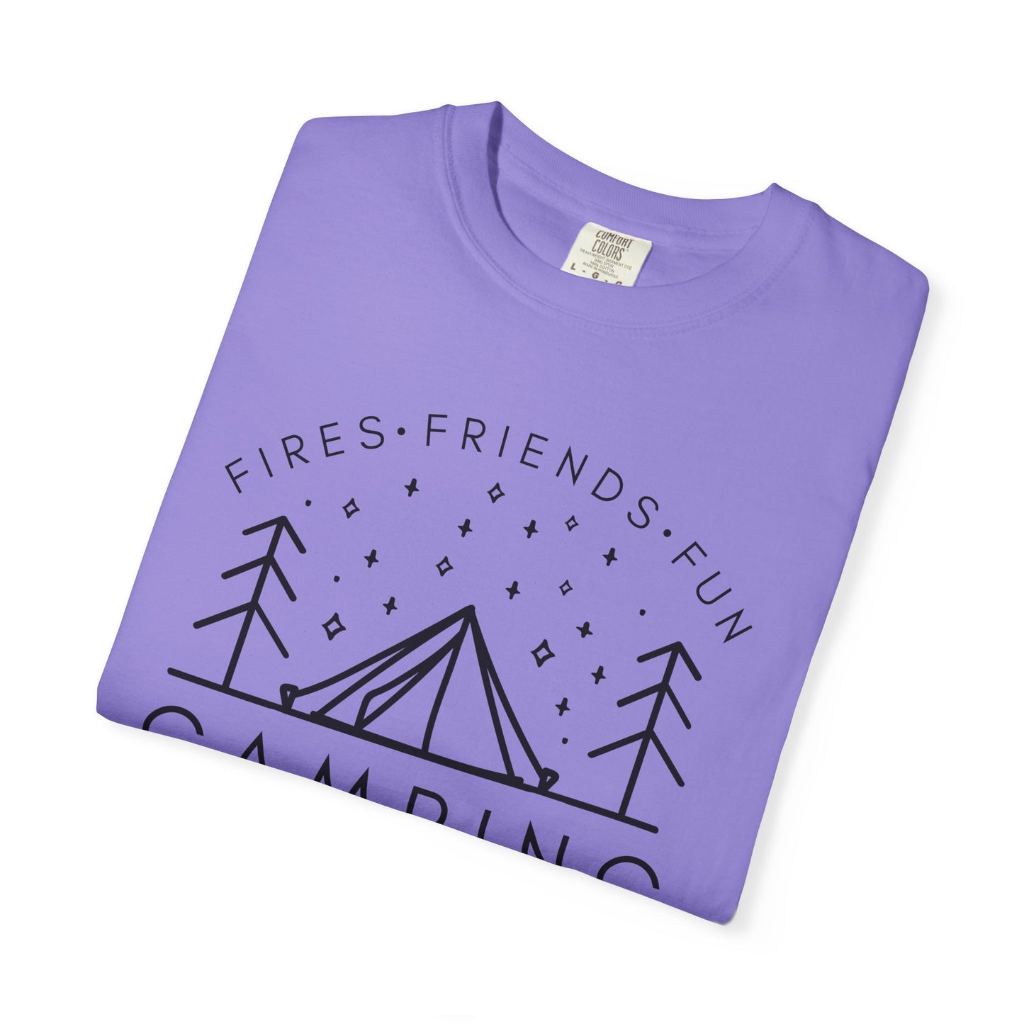 Camping Crew T-Shirt — Retro Mountain Camping Graphic Tee
