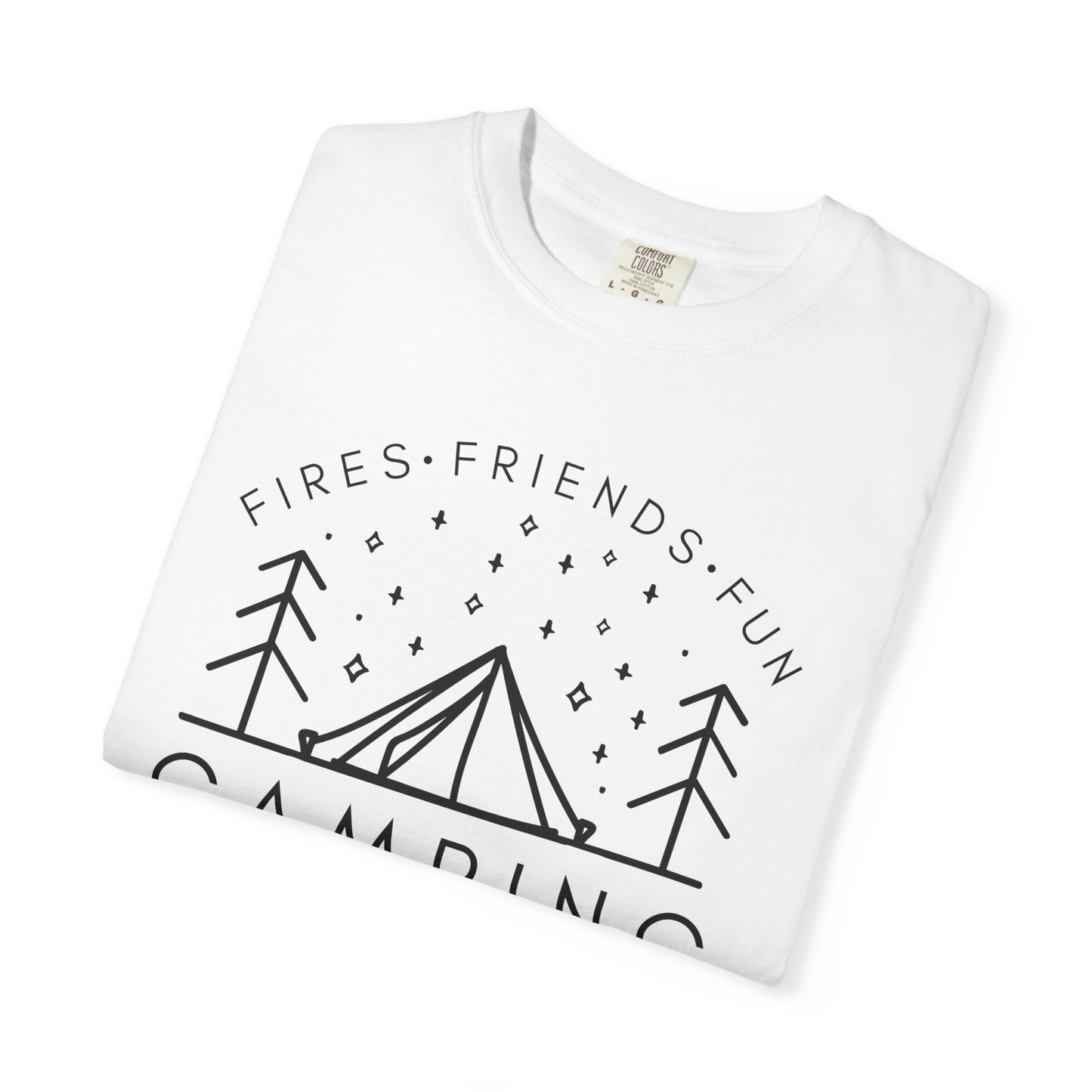 Camping Crew T-Shirt — Retro Mountain Camping Graphic Tee