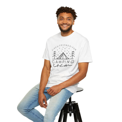 Camping Crew T-Shirt — Retro Mountain Camping Graphic Tee