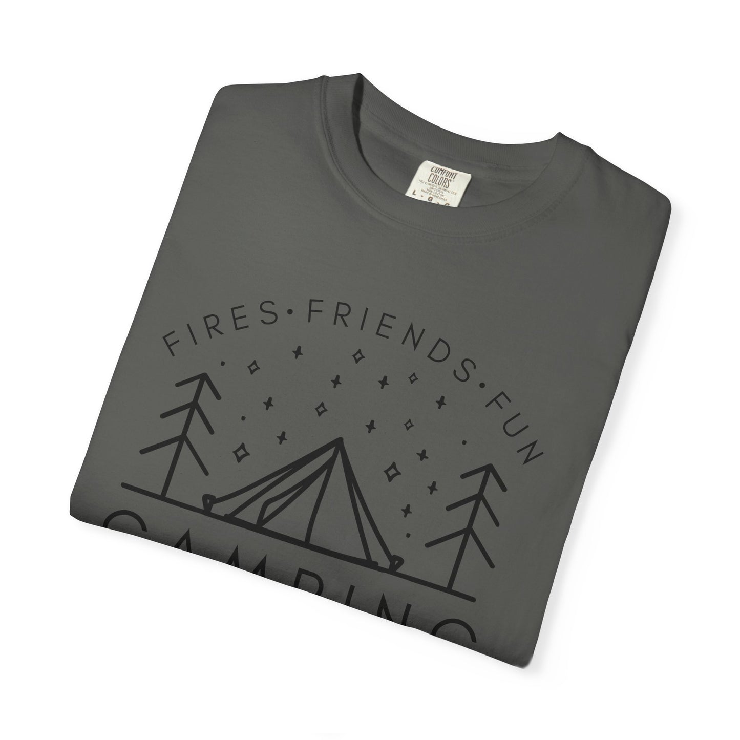 Camping Crew T-Shirt — Retro Mountain Camping Graphic Tee
