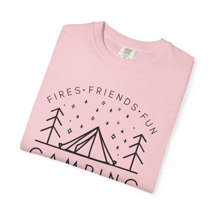 Camping Crew T-Shirt — Retro Mountain Camping Graphic Tee