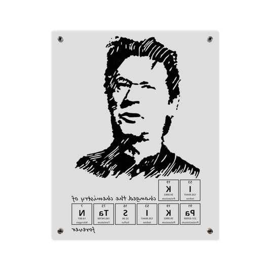 Imran Khan Acrylic Wall Art Panel — 'He Changed the Chemistry of Pakistan' Portrait