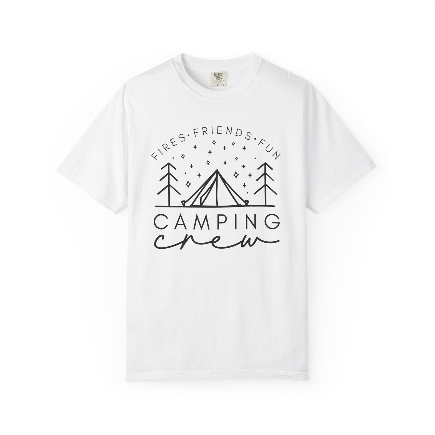 Camping Crew T-Shirt — Retro Mountain Camping Graphic Tee