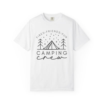 Camping Crew T-Shirt — Retro Mountain Camping Graphic Tee