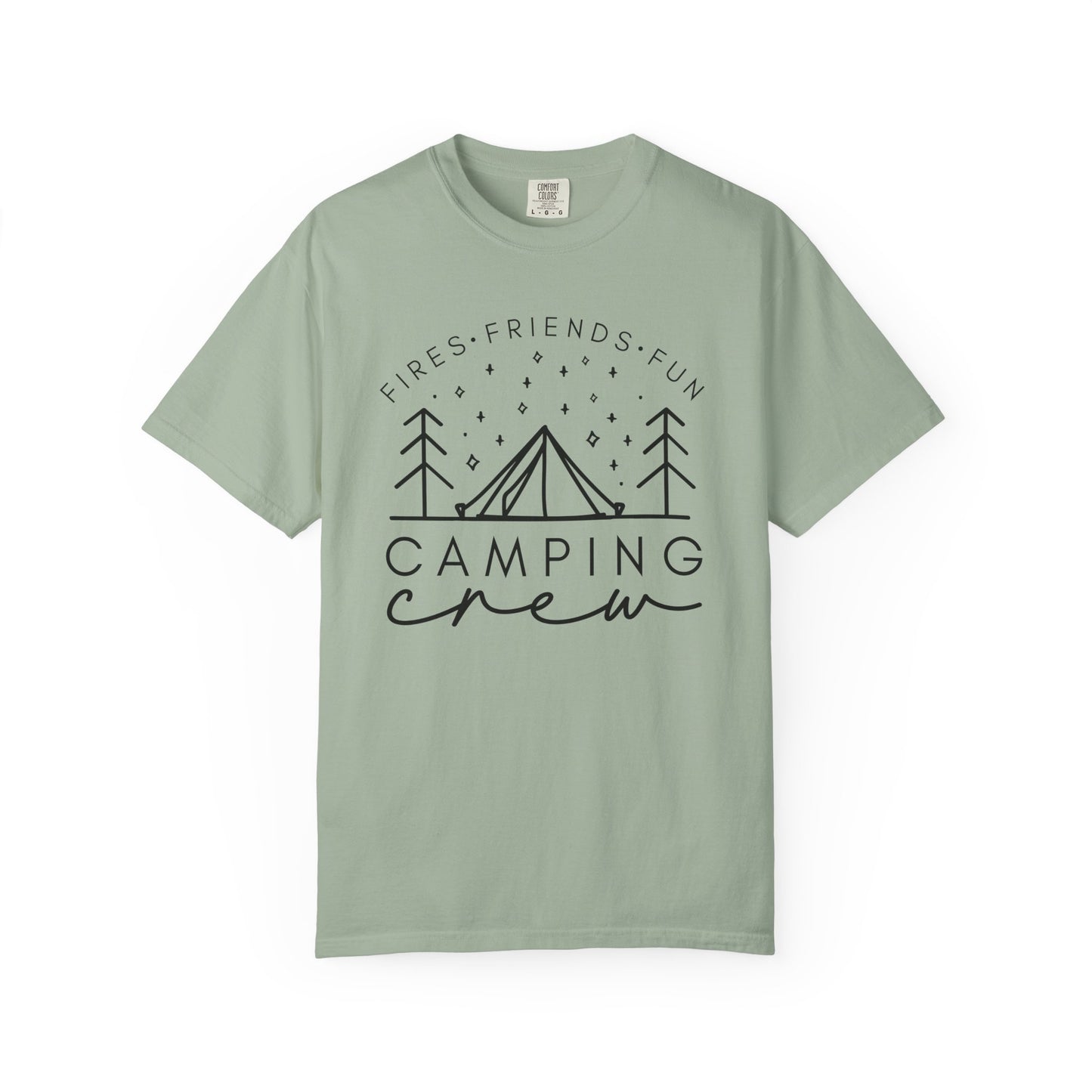 Camping Crew T-Shirt — Retro Mountain Camping Graphic Tee