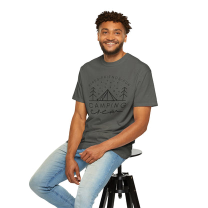 Camping Crew T-Shirt — Retro Mountain Camping Graphic Tee