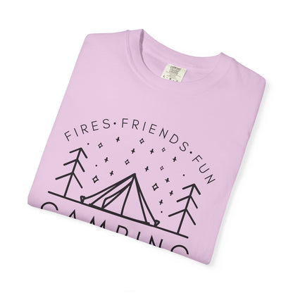 Camping Crew T-Shirt — Retro Mountain Camping Graphic Tee