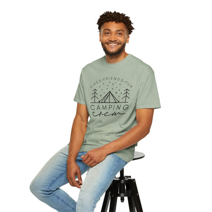 Camping Crew T-Shirt — Retro Mountain Camping Graphic Tee