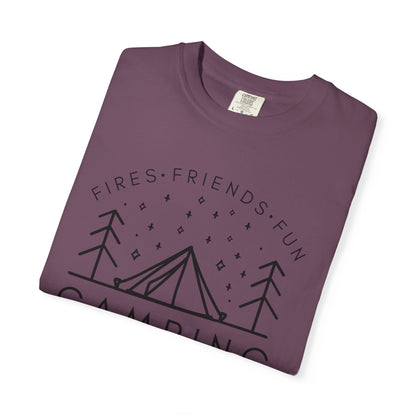 Camping Crew T-Shirt — Retro Mountain Camping Graphic Tee