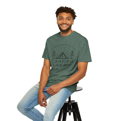 Camping Crew T-Shirt — Retro Mountain Camping Graphic Tee