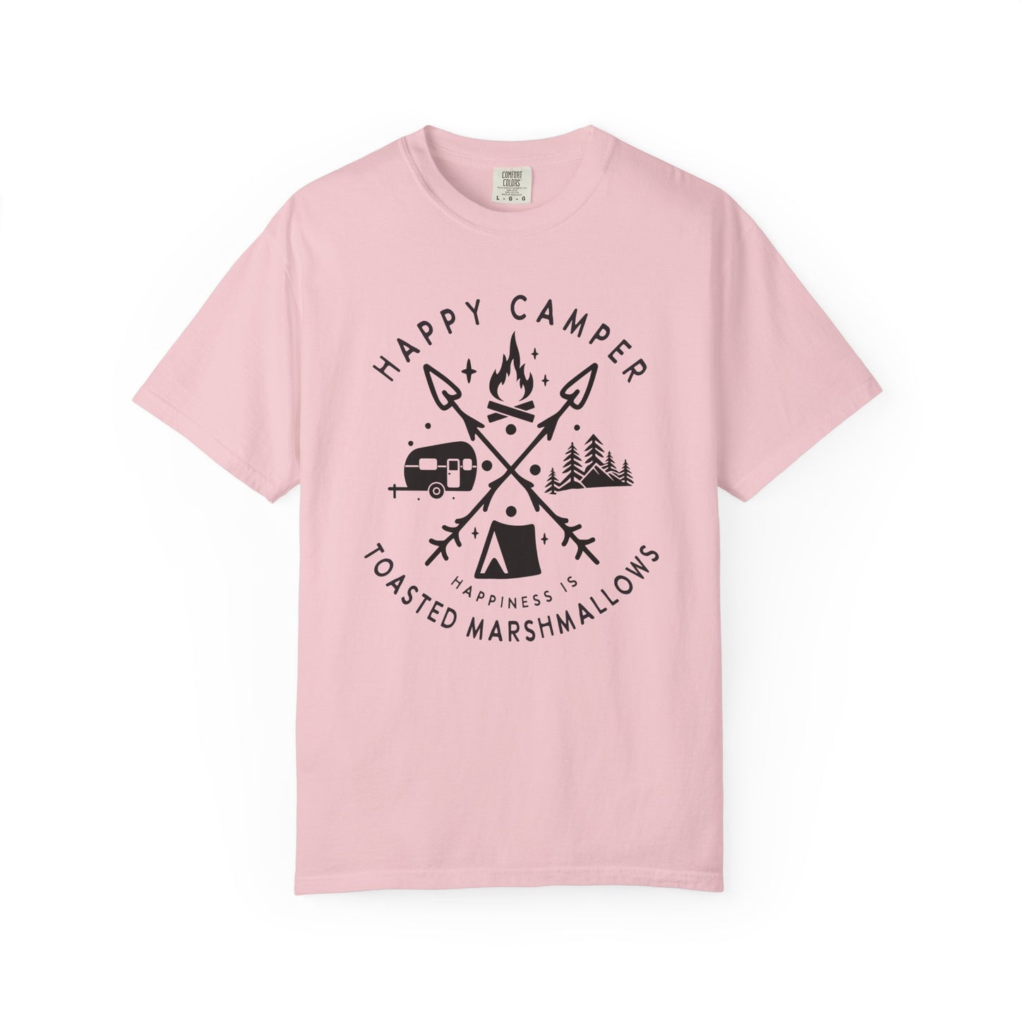 Camping Marshmellows T-Shirt — Retro Mountain Camping Graphic Tee