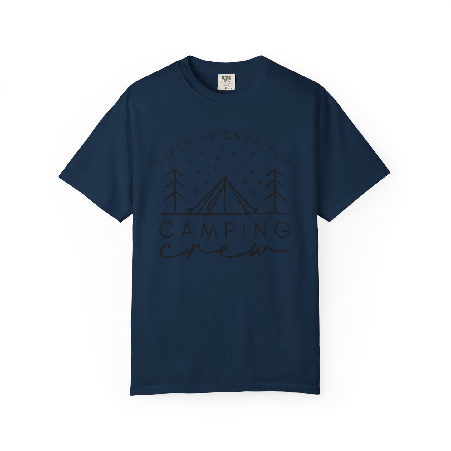 Camping Crew T-Shirt — Retro Mountain Camping Graphic Tee
