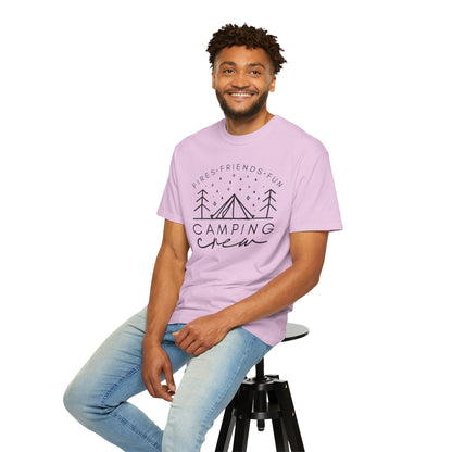 Camping Crew T-Shirt — Retro Mountain Camping Graphic Tee