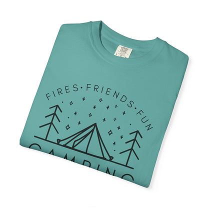 Camping Crew T-Shirt — Retro Mountain Camping Graphic Tee