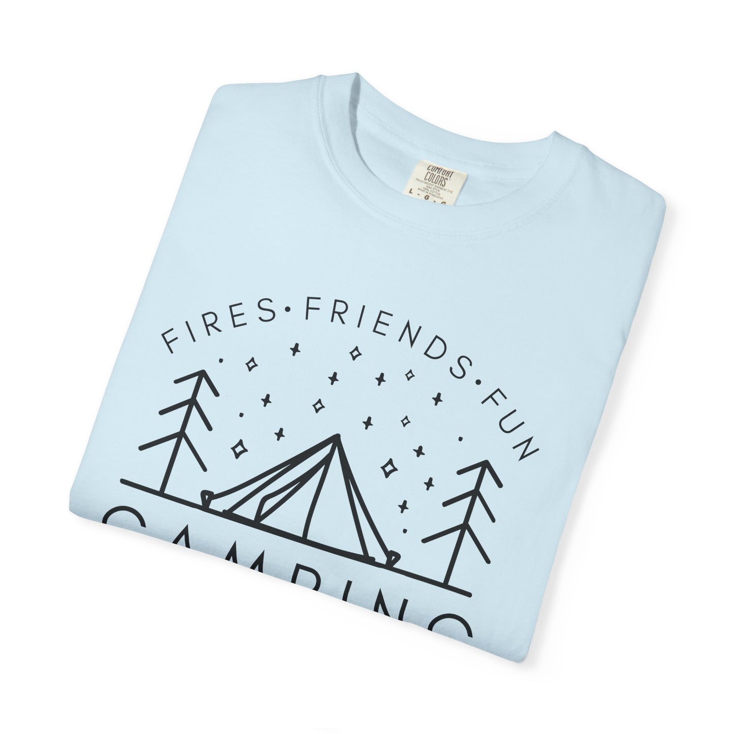 Camping Crew T-Shirt — Retro Mountain Camping Graphic Tee