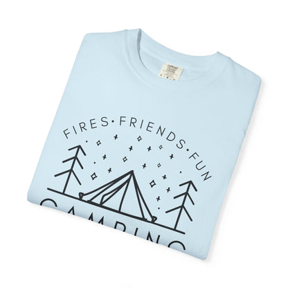 Camping Crew T-Shirt — Retro Mountain Camping Graphic Tee