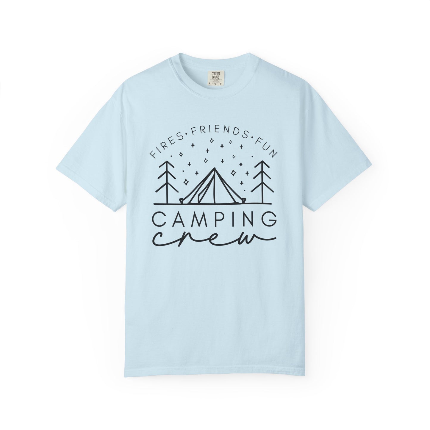 Camping Crew T-Shirt — Retro Mountain Camping Graphic Tee