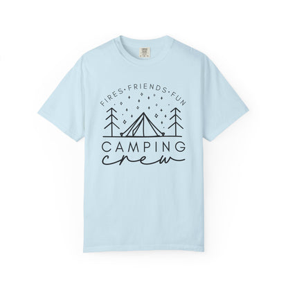Camping Crew T-Shirt — Retro Mountain Camping Graphic Tee