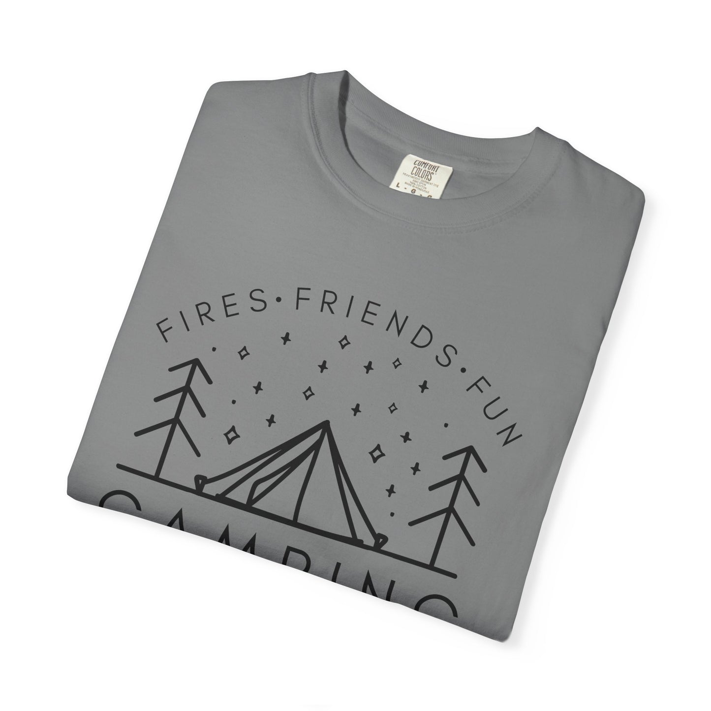 Camping Crew T-Shirt — Retro Mountain Camping Graphic Tee