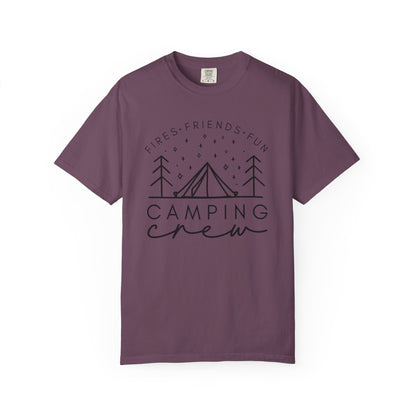 Camping Crew T-Shirt — Retro Mountain Camping Graphic Tee